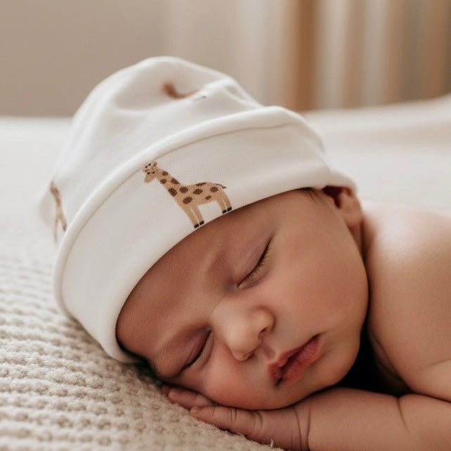 Beanie Hat in Baby: Giraffes