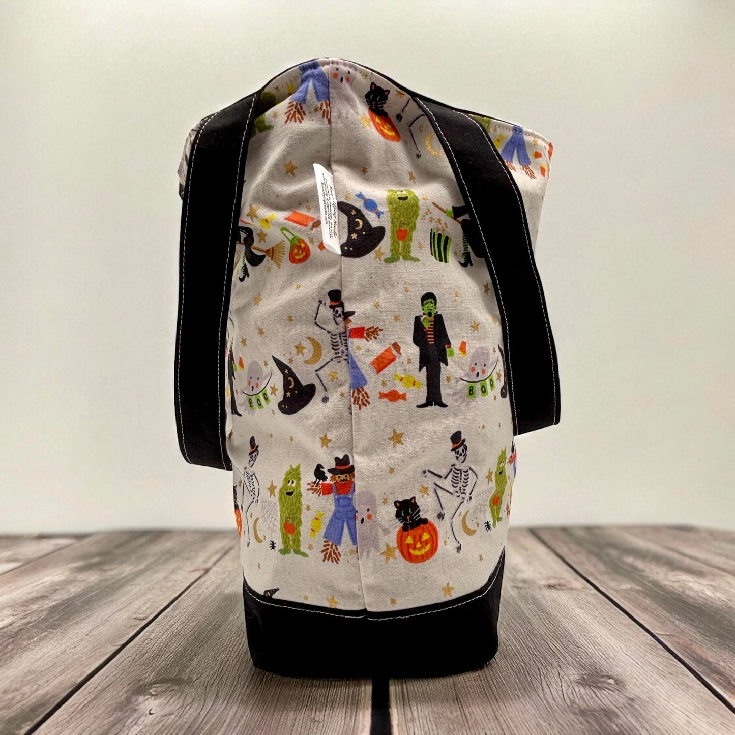 Children's Library Sized Reversible Tote Halloween Parade