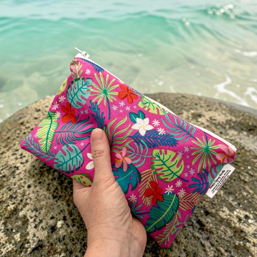 Snack Sized Reusable Zippered Bag Tropical
