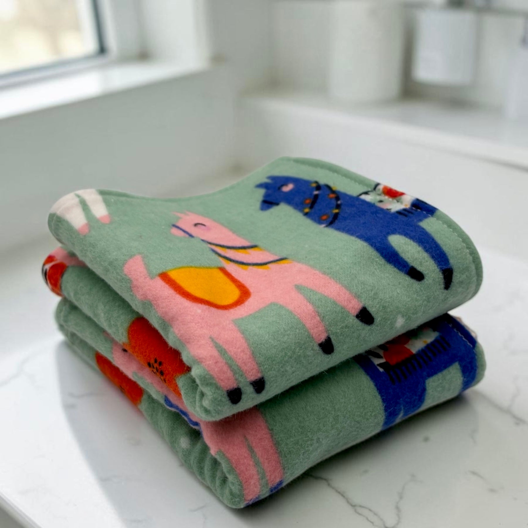 Wash Cloth - Regular - Llamas
