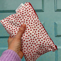 Snack Sized Reusable Zippered Bag Hearts