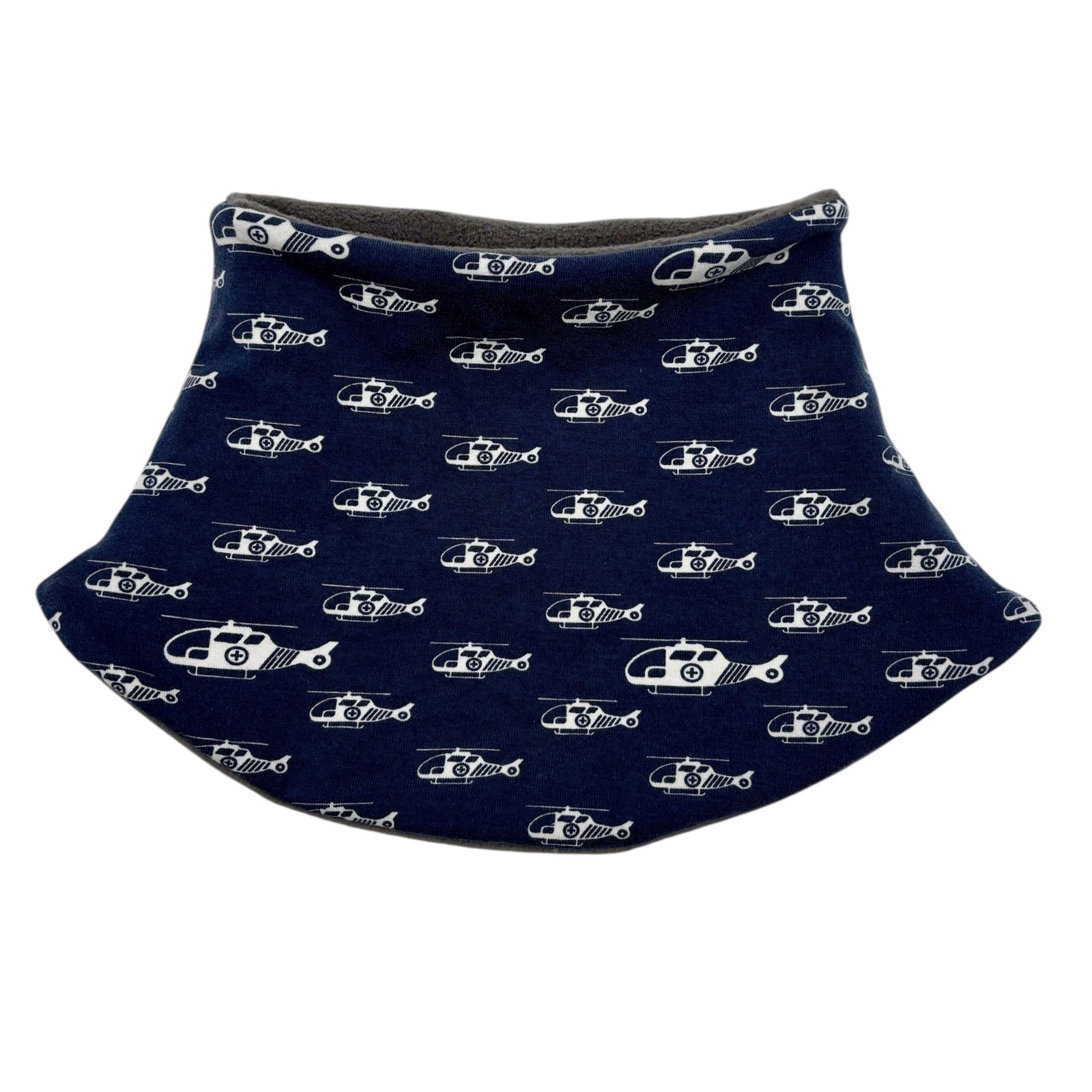 Child's Handmade Neck Warmer Helicopters