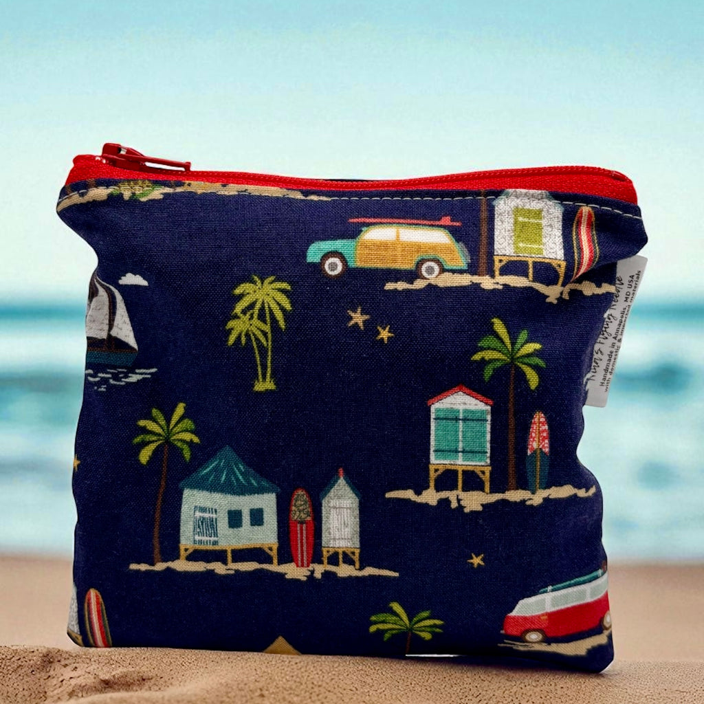Toddler Sized Reusable Zippered Bag Beach
