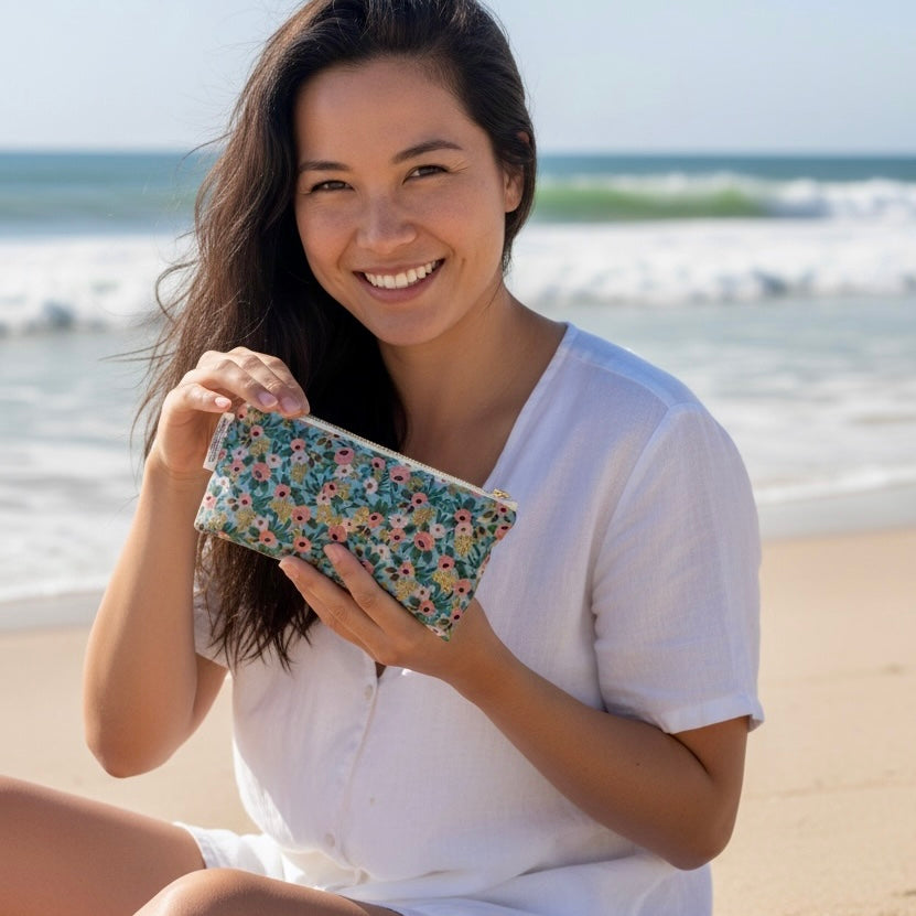 Knick Knack Sized Reusable Zippered Bag Rifle Paper Co Purple