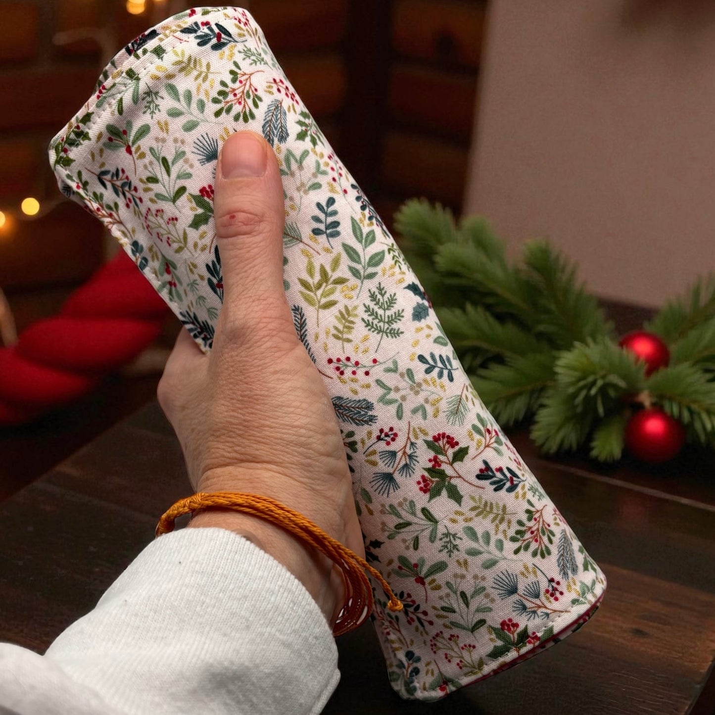 Reusable Napkins - Christmas Holly