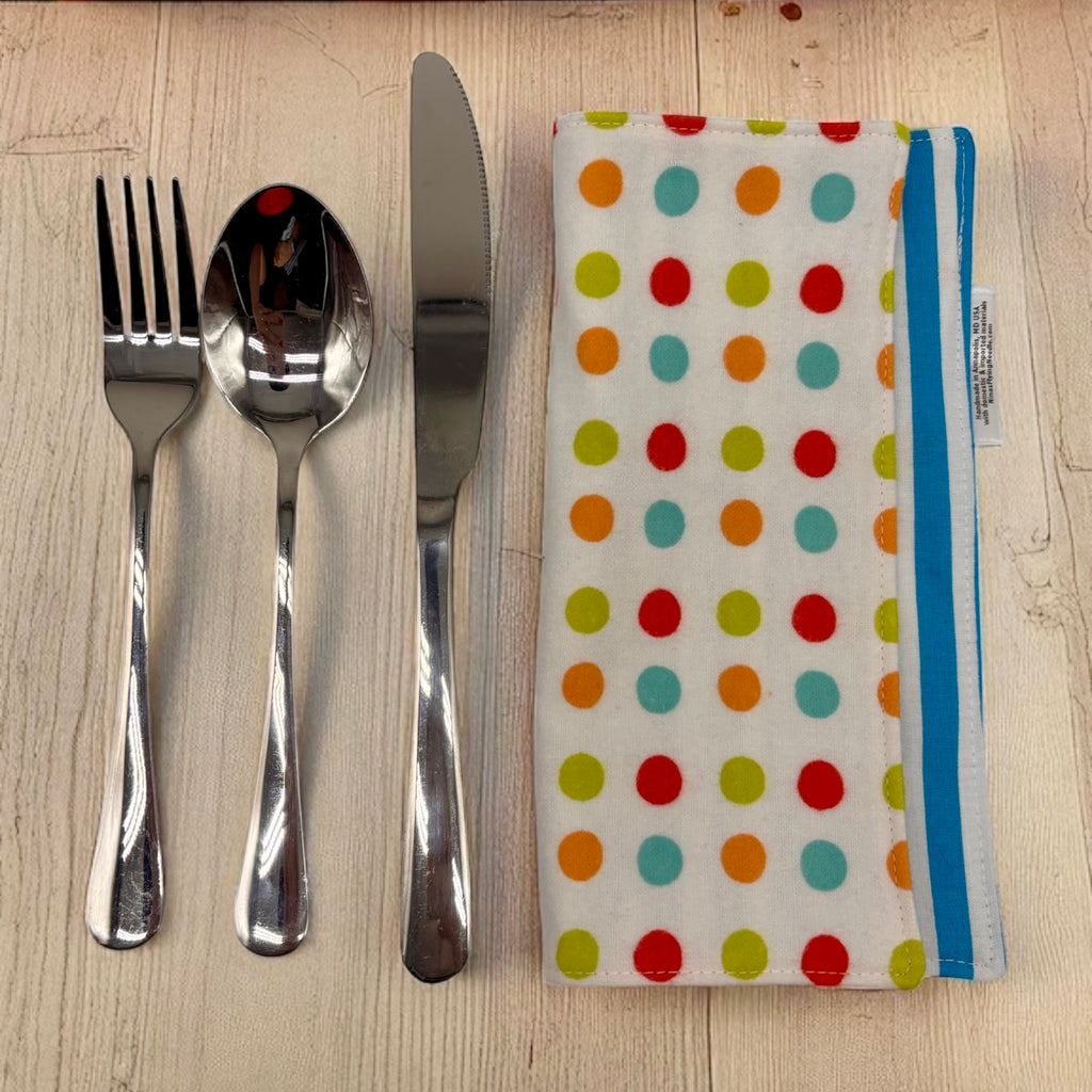 Reusable Napkins - Stripes and Polka Dots