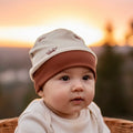 Beanie Hat in Baby: Crabs with Solid Brim