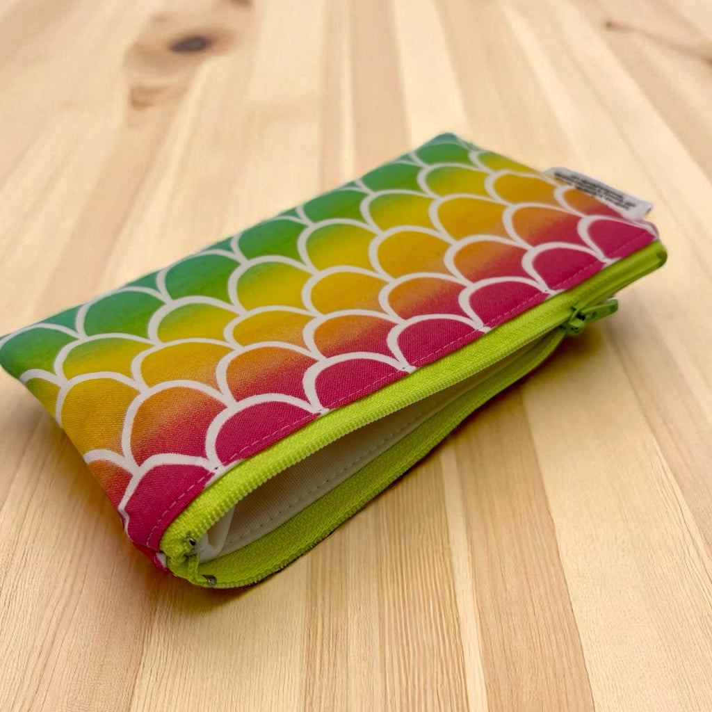 Knick Knack Sized Reusable Zippered Bag Scales Ombre
