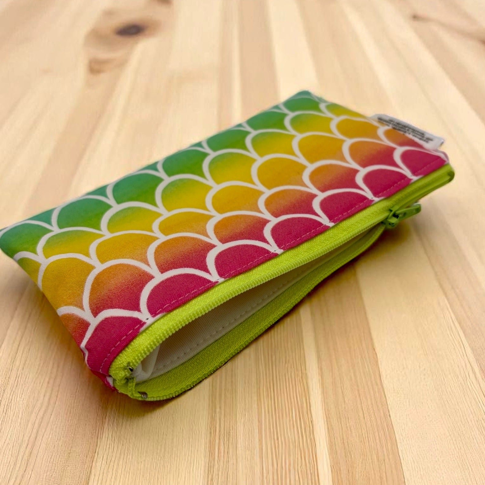 Knick Knack Sized Reusable Zippered Bag Scales Ombre