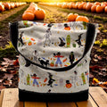 Children's Library Sized Reversible Tote Halloween Parade