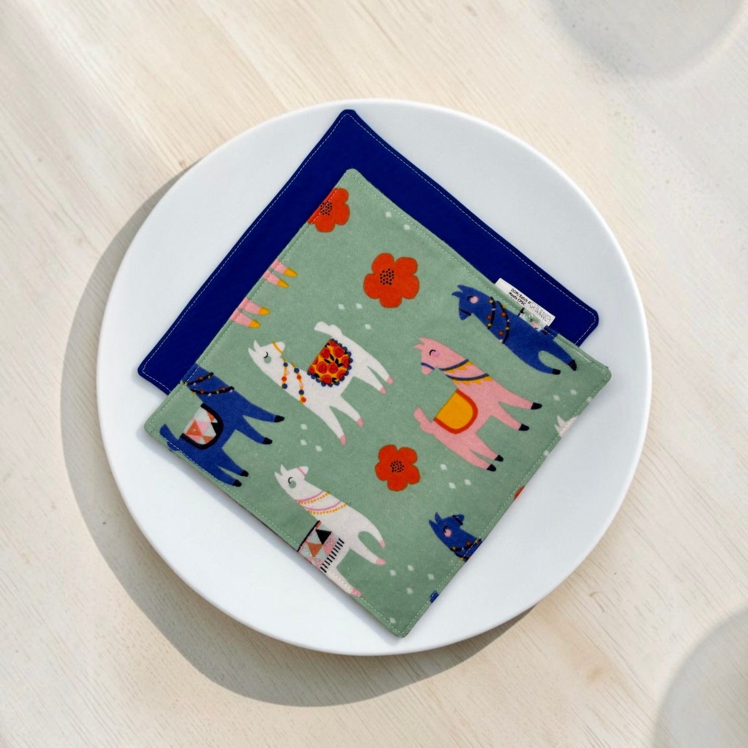 Reusable Napkins - Llamas 2.0