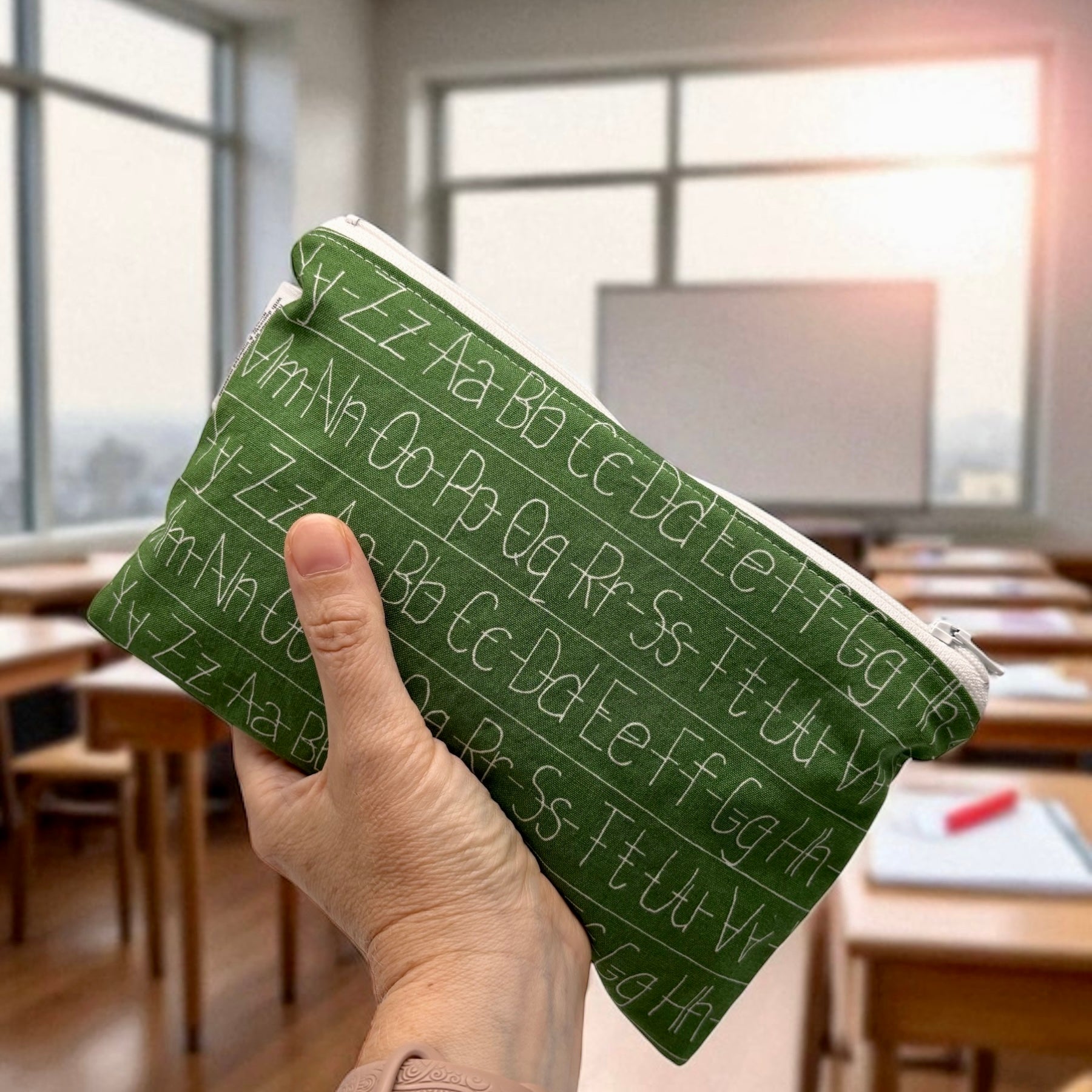 Snack Sized Reusable Zippered Bag ABC