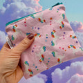 Toddler Sized Reusable Zippered Bag Unicorns