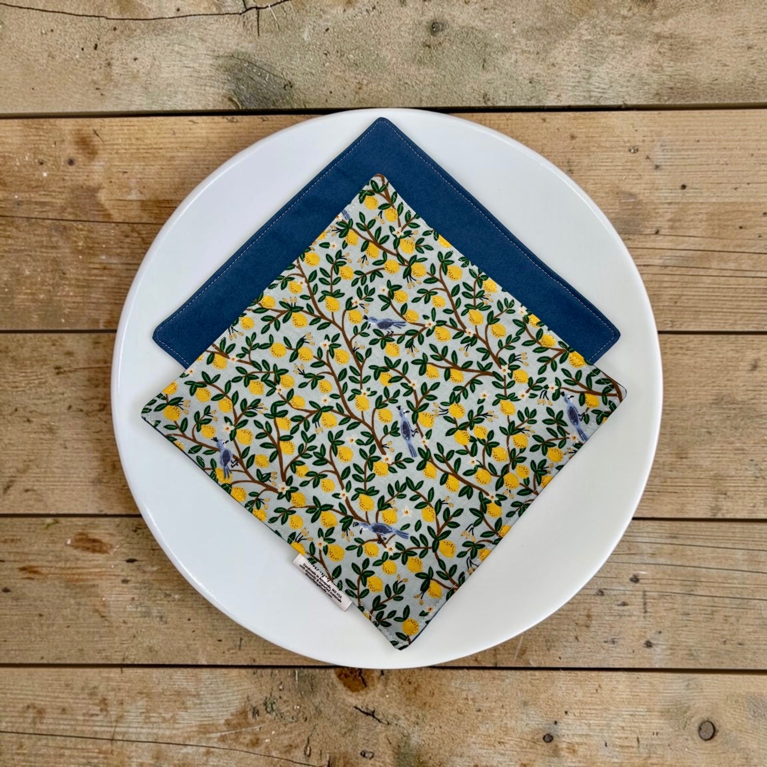 Reusable Napkins - Lemon Tree and Parrote