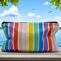 Travel Sized Wet Bag Stripes Block