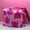 Large Wet Bag with Handle Castles
