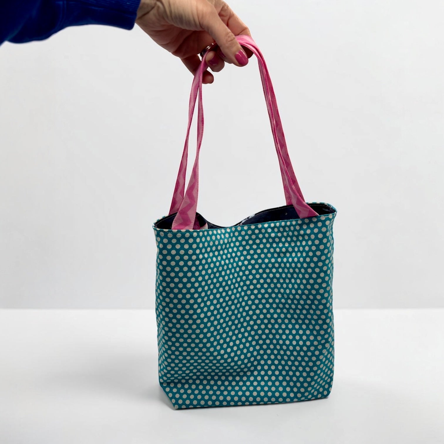 Children's Library Sized Reversible Tote Underwater