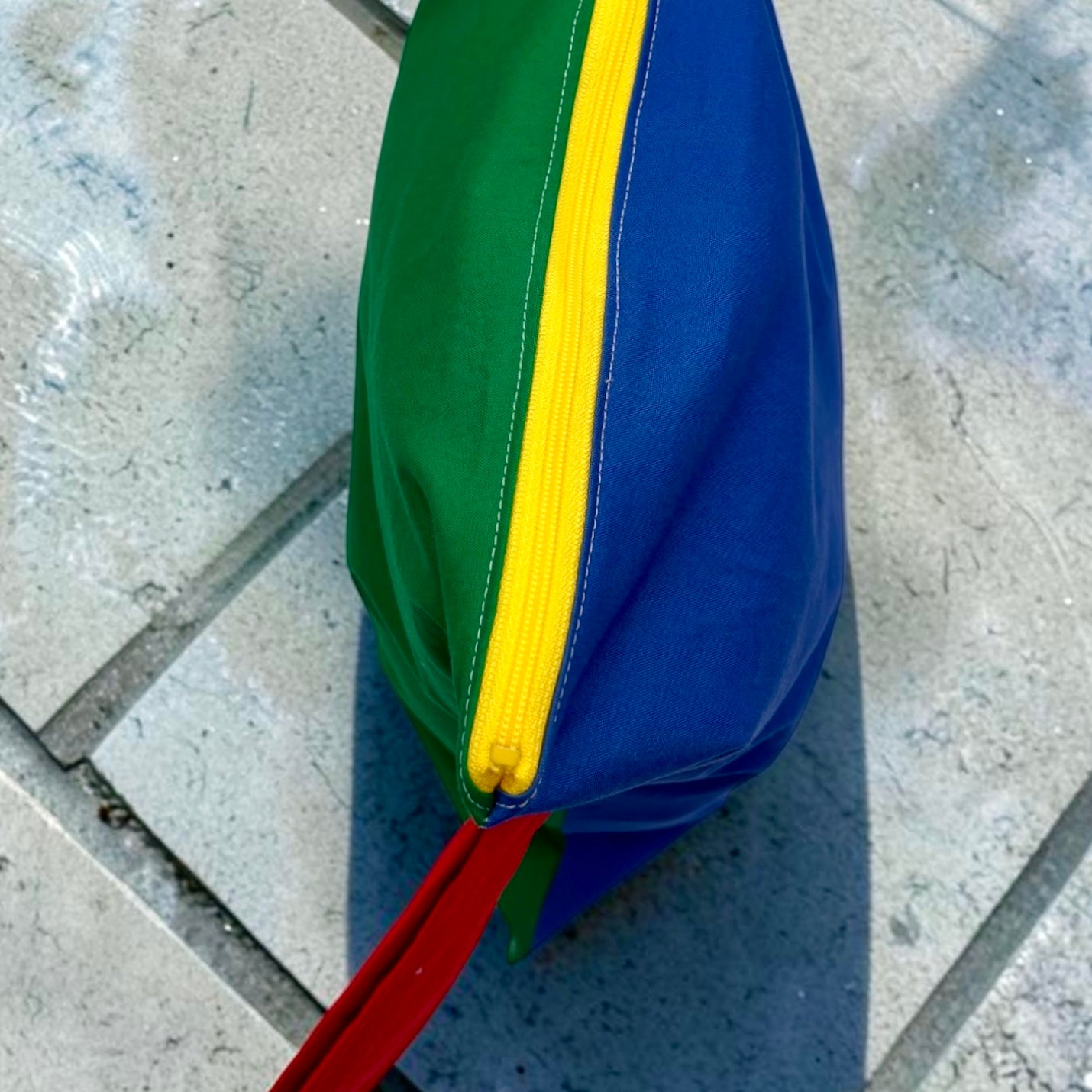 Large Wet Bag with Handle Color Block