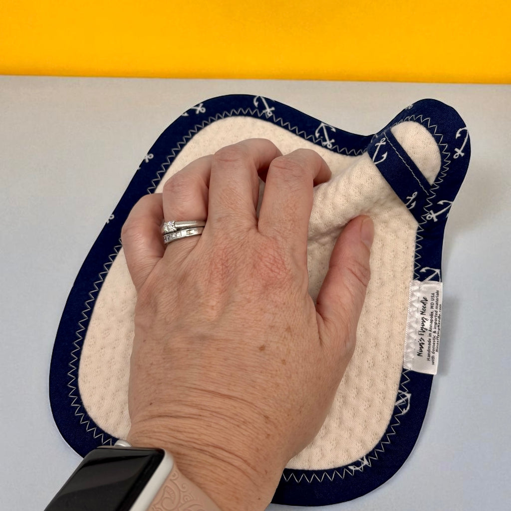 Combo Set of 2 Paper Towels - Anchors on Navy