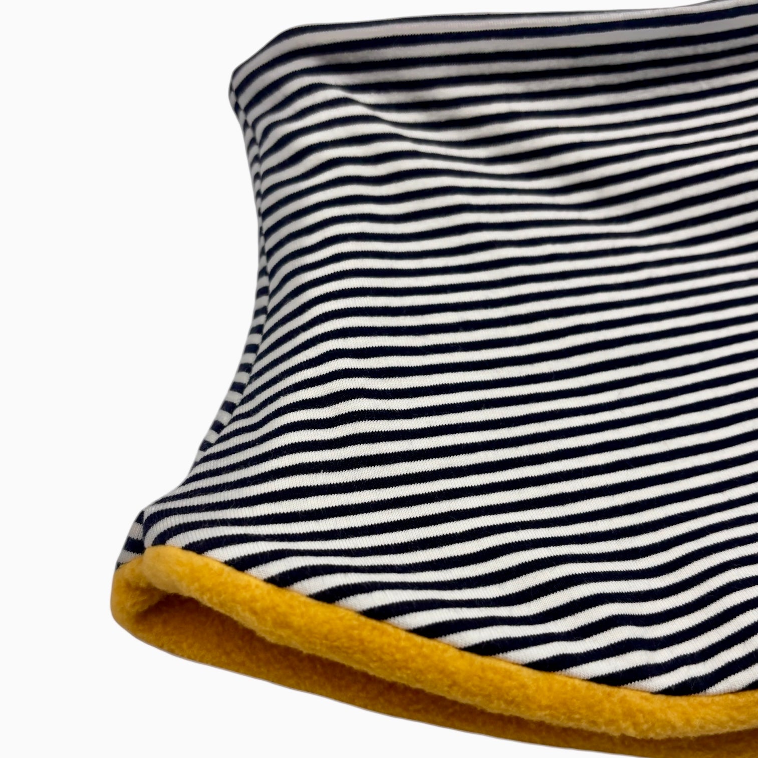 Adult Handmade Neck Warmer Stripes Thin Navy