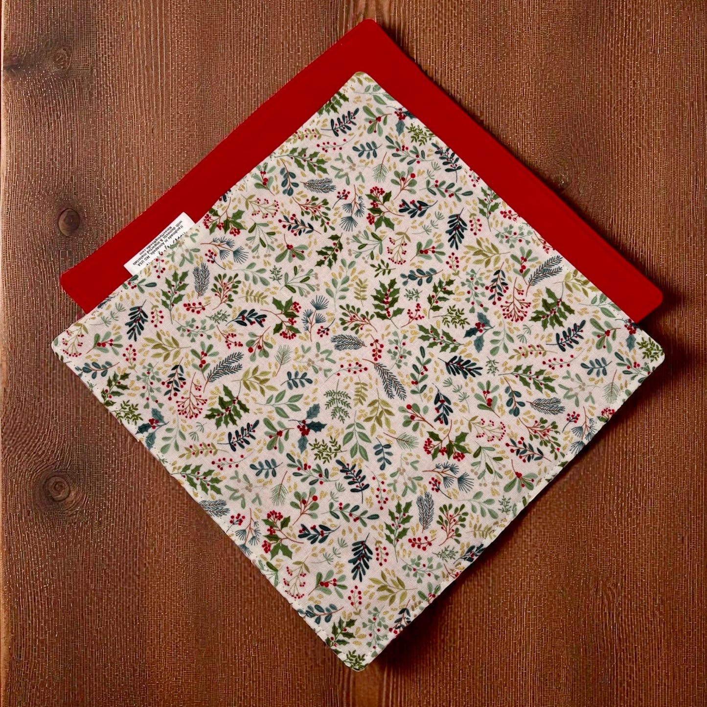 Reusable Napkins - Christmas Holly