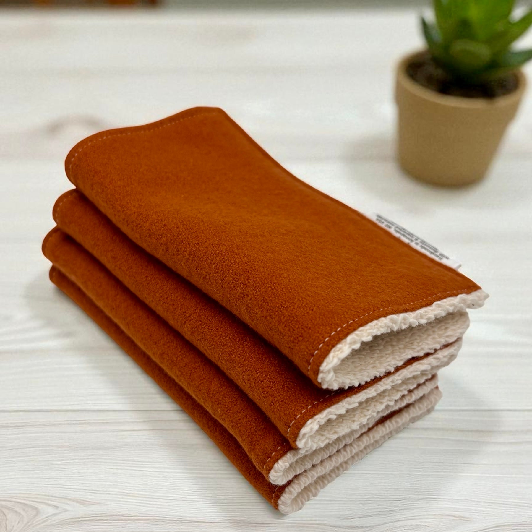 Wash Cloths - Minis - Solid Rust