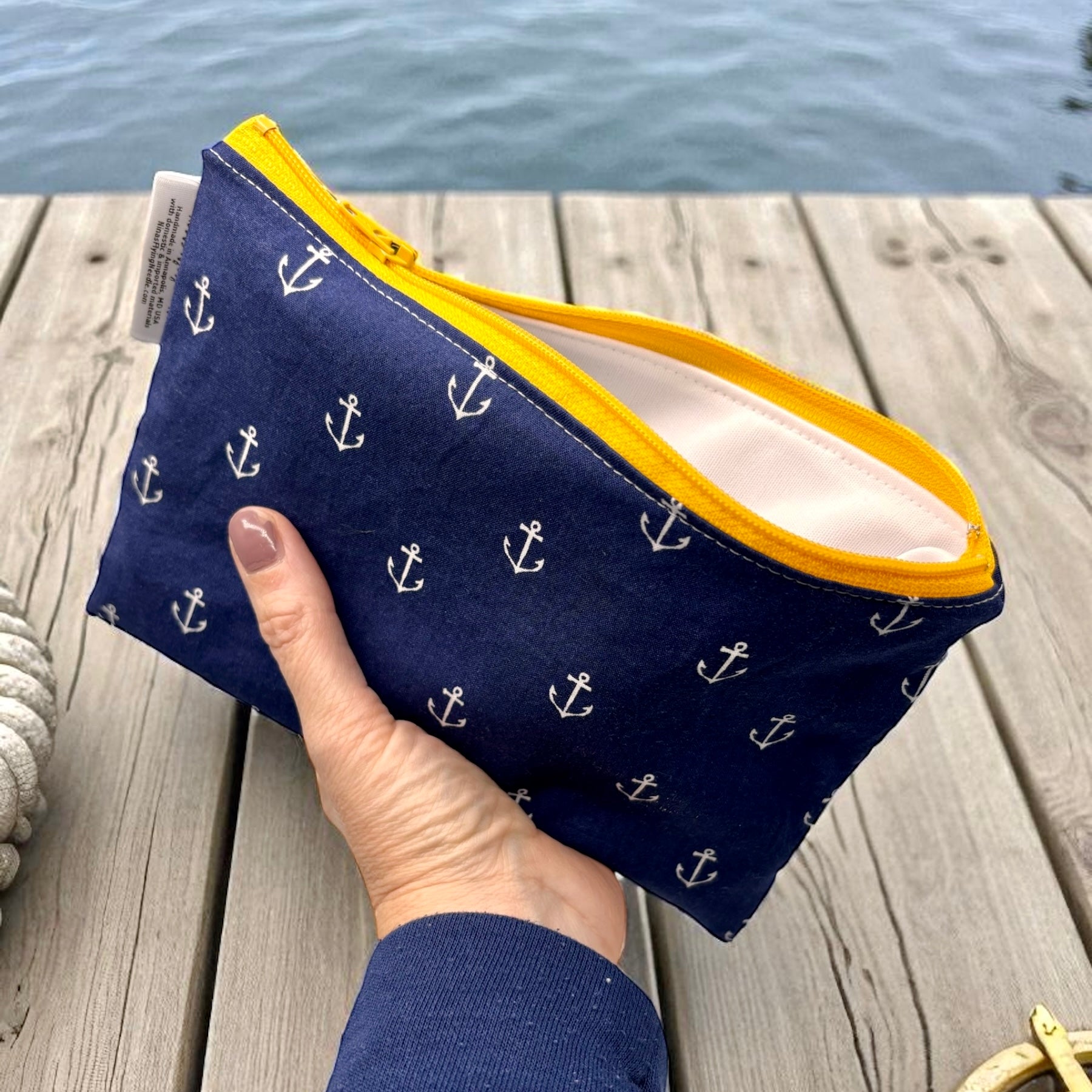 Snack Sized Reusable Zippered Bag Anchors