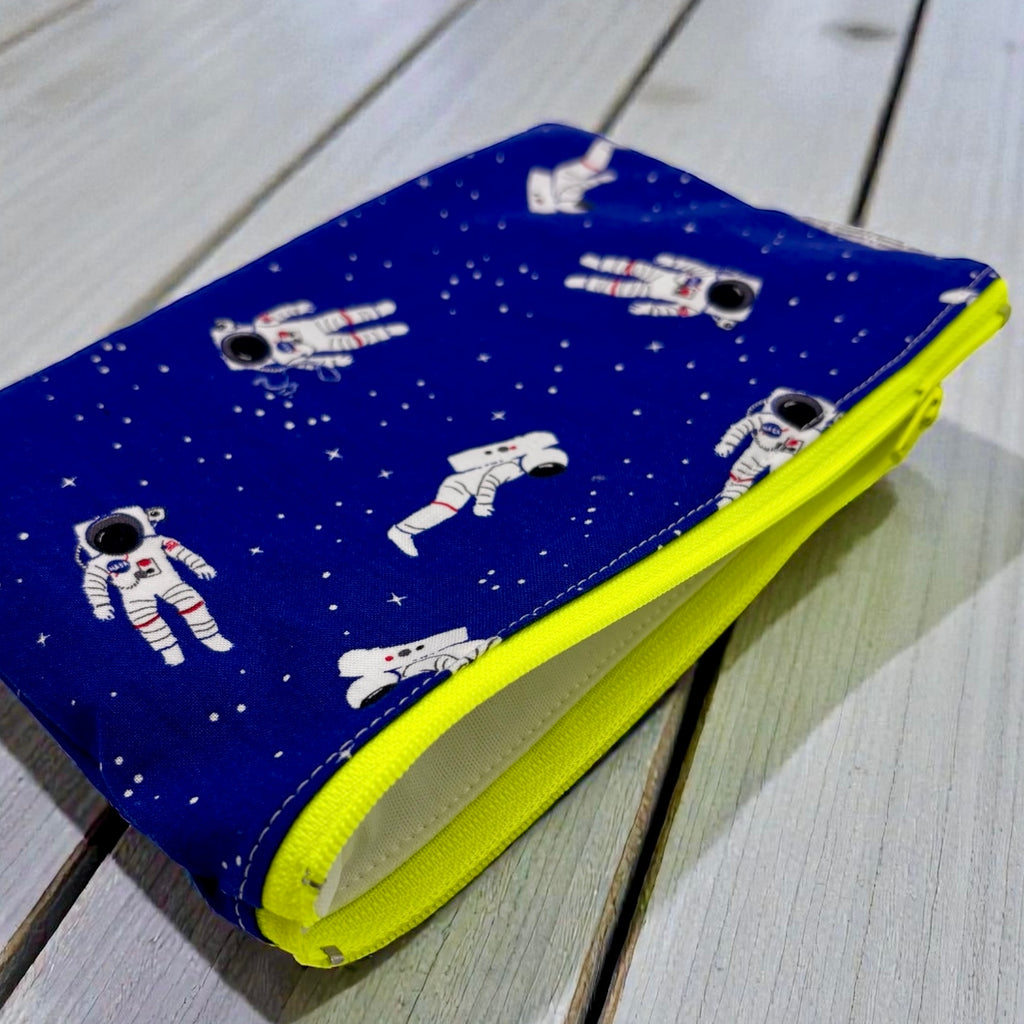 Snack Sized Reusable Zippered Bag Astronaut
