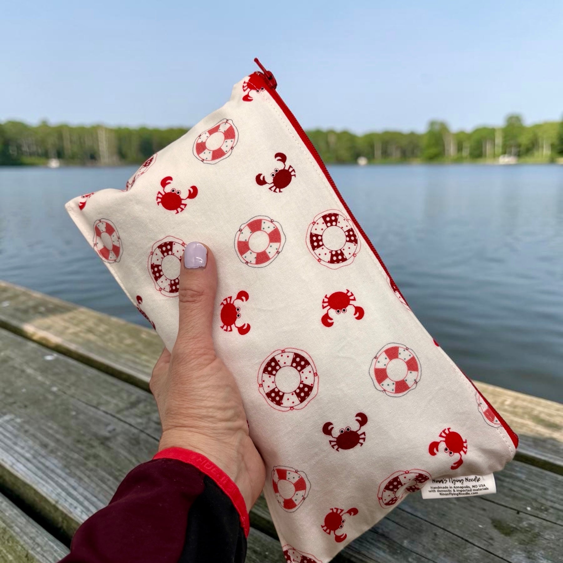 Travel Sized Wet Bag Crabs and Lifesavers