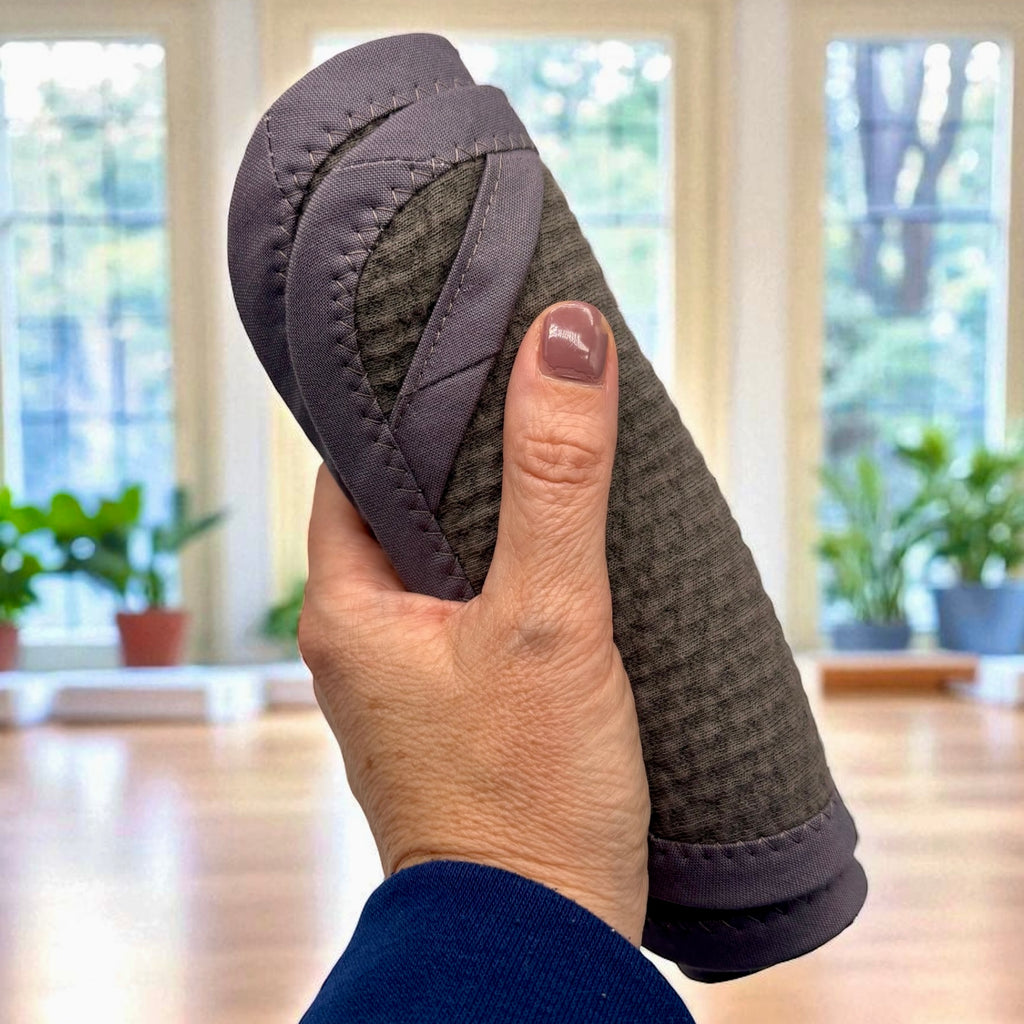 Combo Set of 2 Paper Towels - Solid Dark Gray on Dark Gray