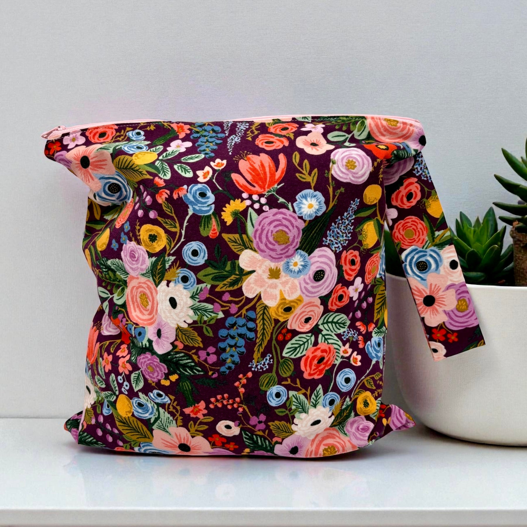 Large Wet Bag with Handle Rifle Paper Co Floral