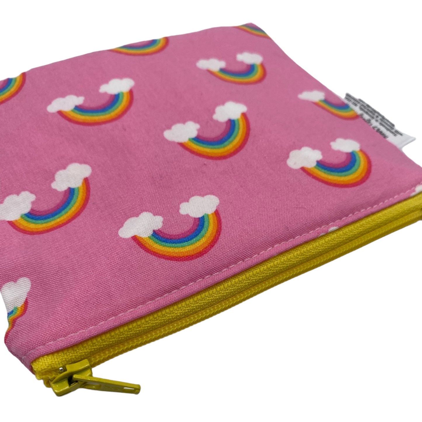 Toddler Sized Reusable Zippered Bag Rainbow on Clouds