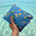 Sandwich Sized Reusable Zippered Bag Turtles