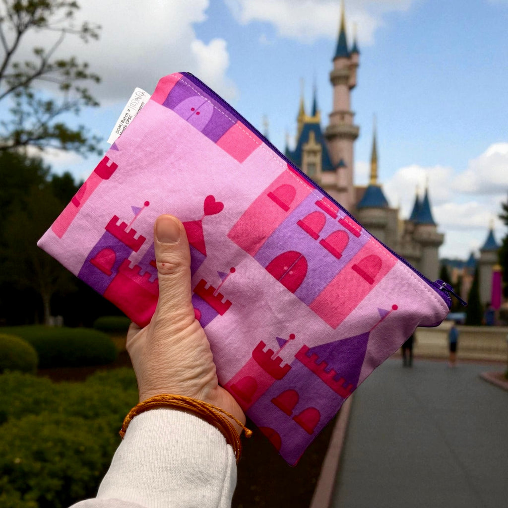 Snack Sized Reusable Zippered Bag Castles