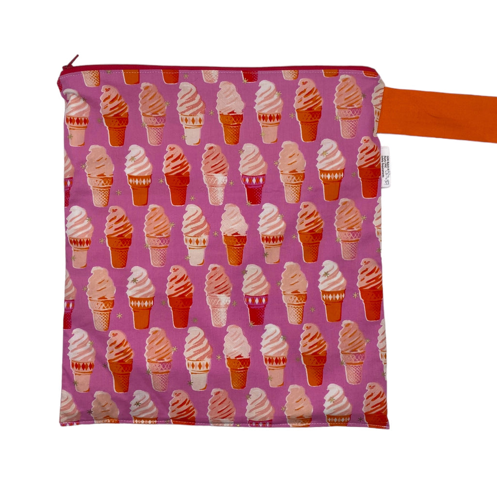 Large Wet Bag with Handle Soft Ice Cream