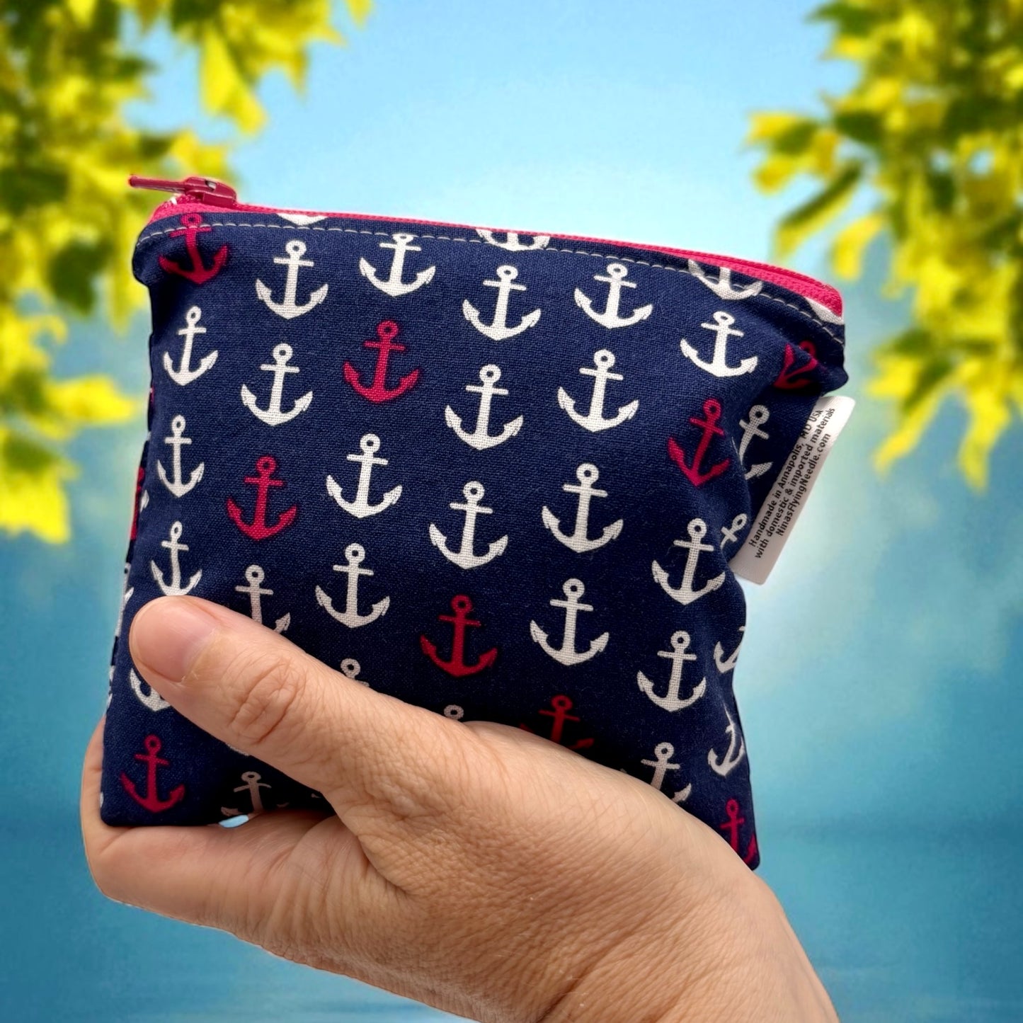 Toddler Sized Reusable Zippered Bag Anchors