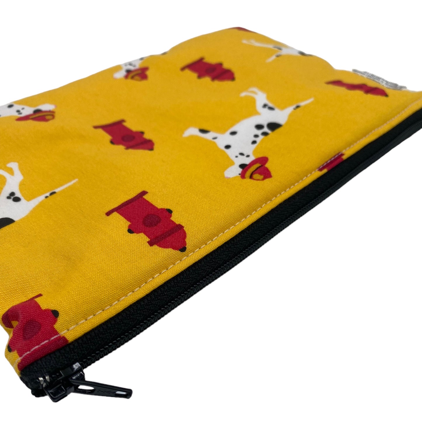Snack Sized Reusable Zippered Bag Dog Dalmatian Fire Dog
