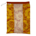Large Produce Bag Floral Orange and Yellow