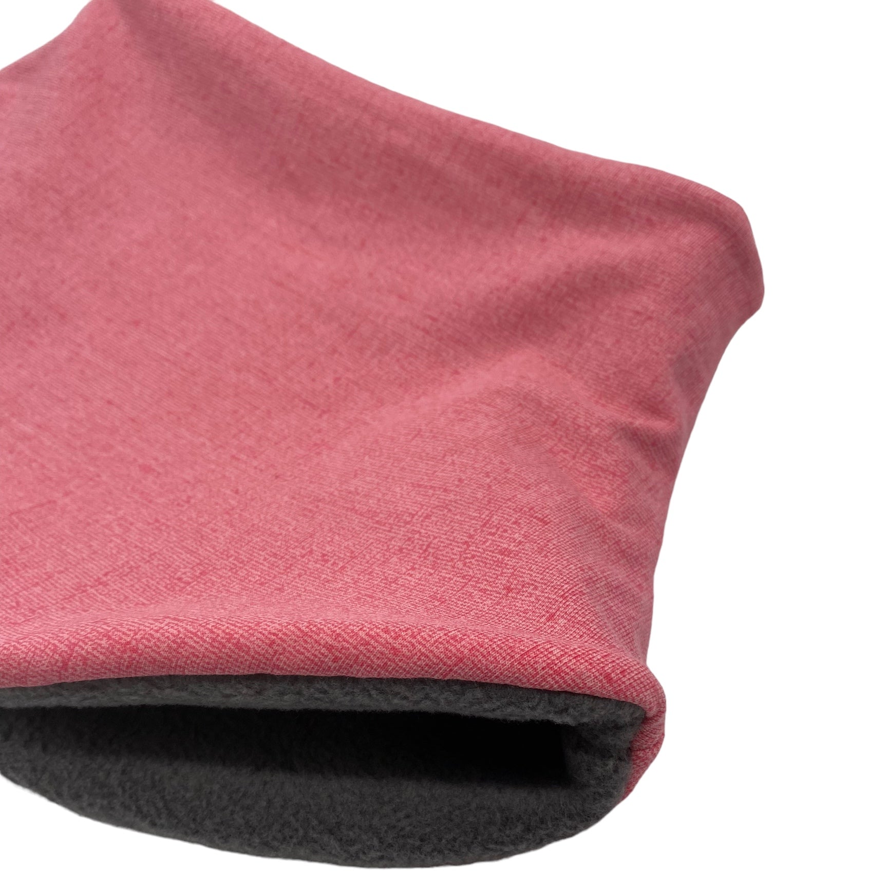 Adult Handmade Neck Warmer Pink Print