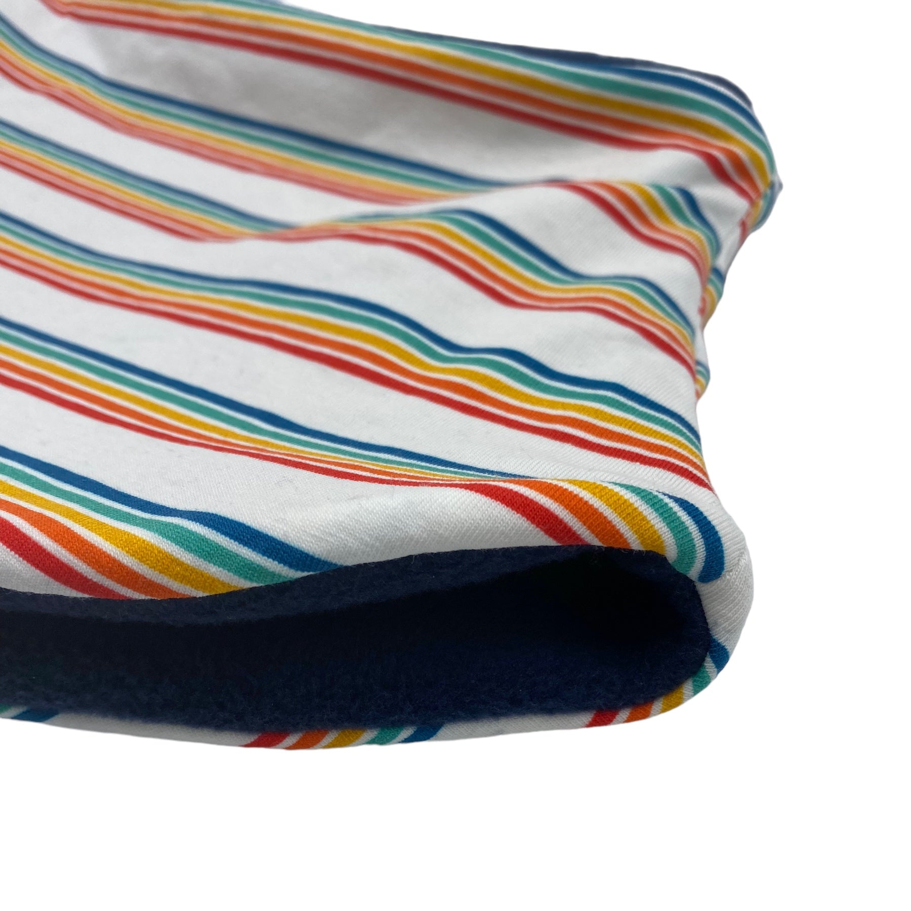 Adult Handmade Neck Warmer Rainbow Retro