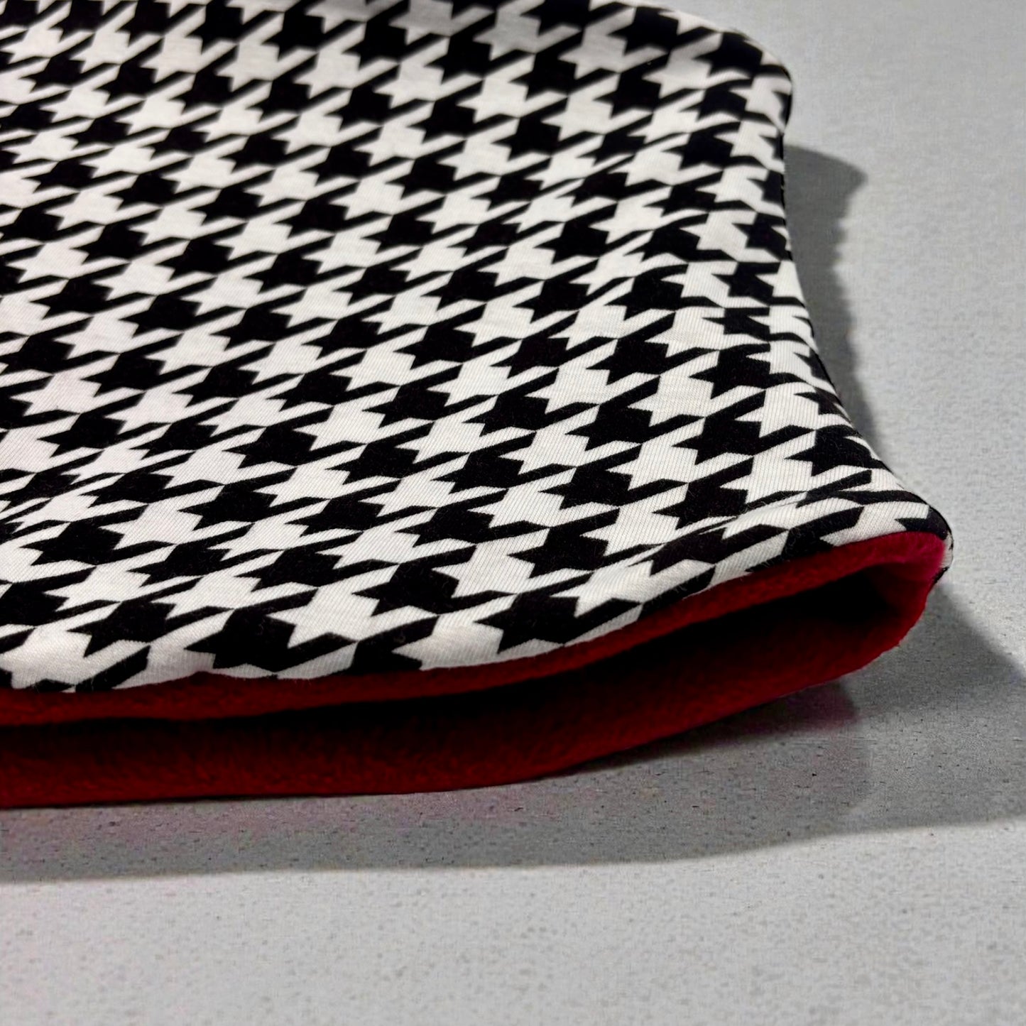 Adult Handmade Neck Warmer Houndstooth