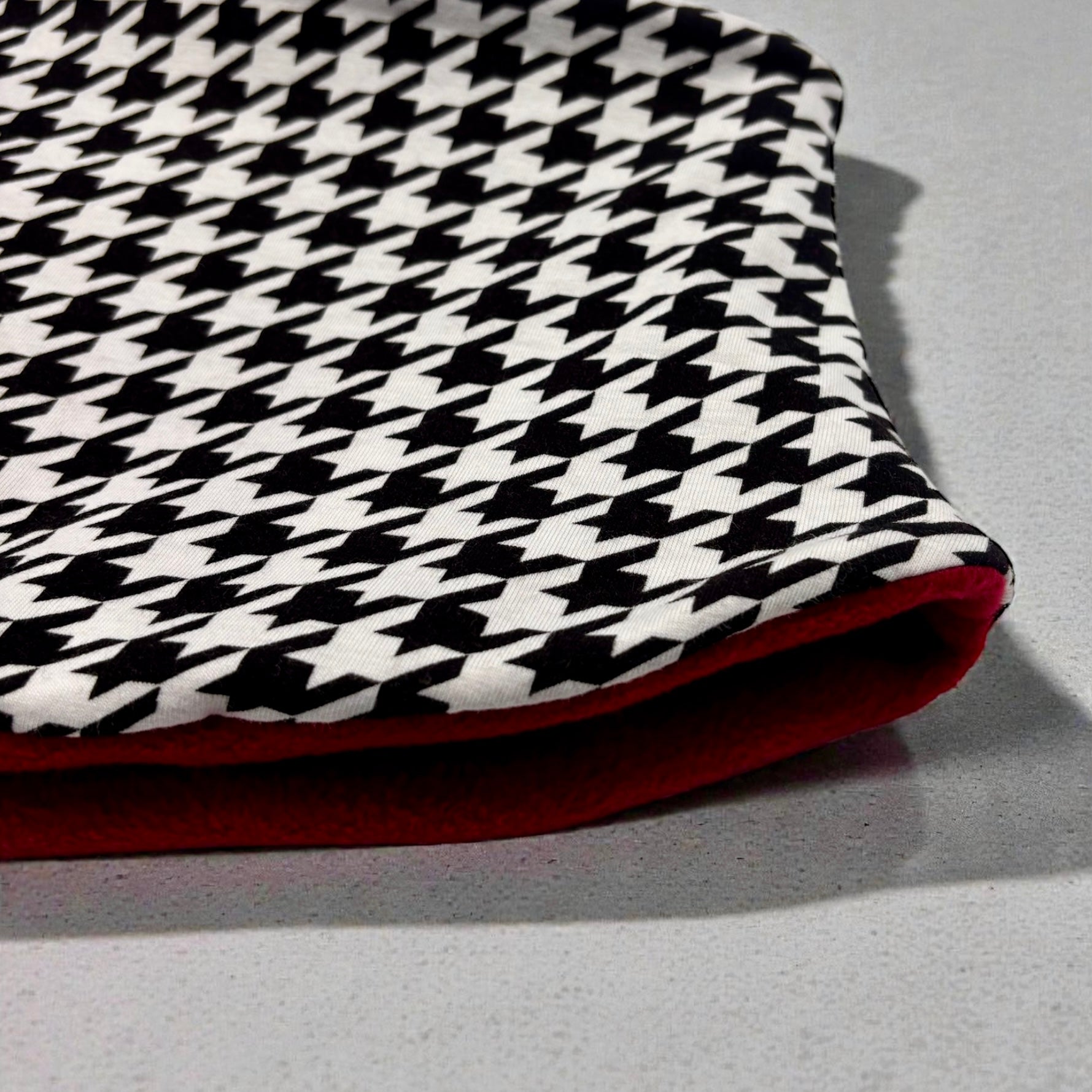 Adult Handmade Neck Warmer Houndstooth