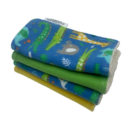 Wash Cloths - Minis - Animals Jungle and Solids