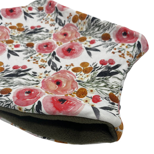 Adult Handmade Neck Warmer Floral Bouquet