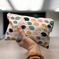 Snack Sized Reusable Zippered Bag Hedgehogs