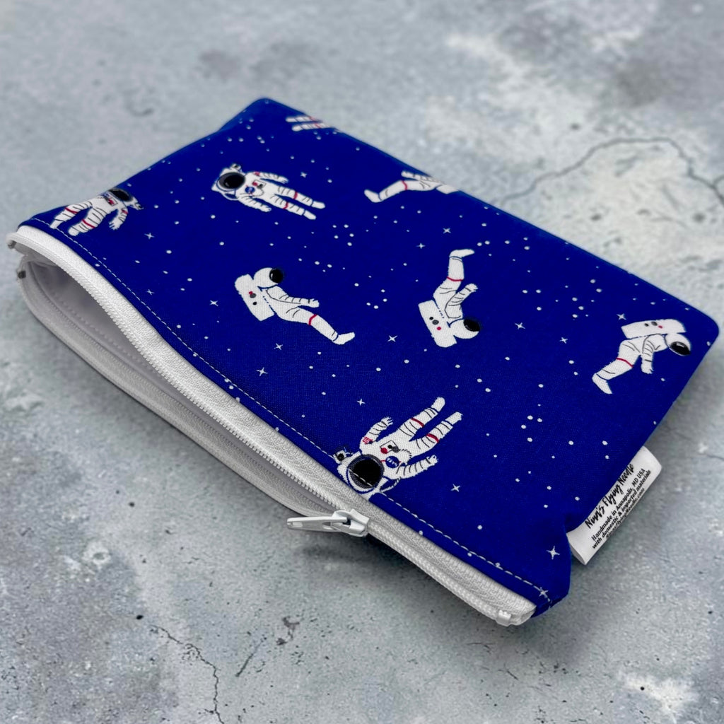 Snack Sized Reusable Zippered Bag Astronaut