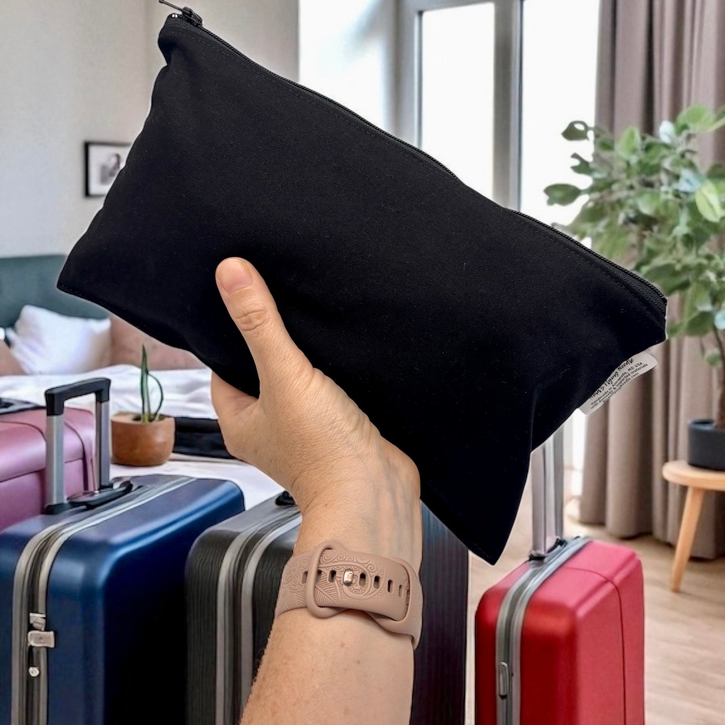 Travel Sized Wet Bag Solid Black