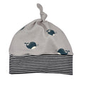 Knot Hat in 6 months: Whales with Stripes