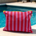 Small Sized Wet Bag Stripes Red Pink