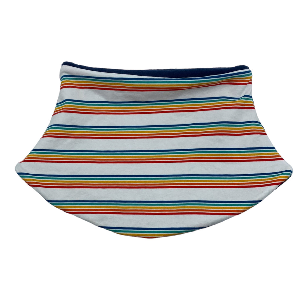 Adult Handmade Neck Warmer Rainbow Retro